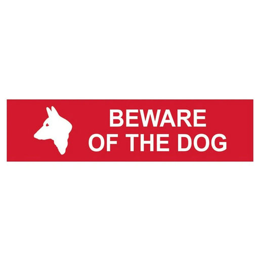 Scan Beware Of The Dog - PVC Sign 200 x 50mm