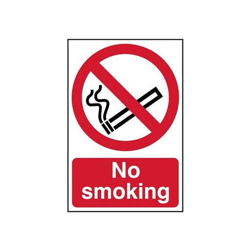 Scan No Smoking - PVC Sign 200 x 300mm