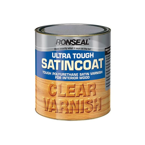 Ronseal Ultra Tough Internal Clear Satincoat Varnish 750ml
