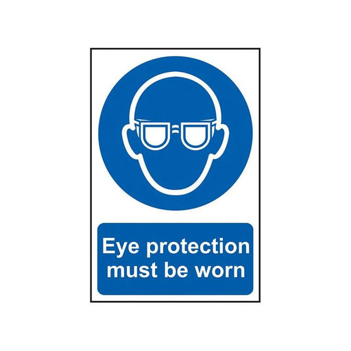 Scan Eye Protection Must Be Worn - PVC Sign 200 x 300mm