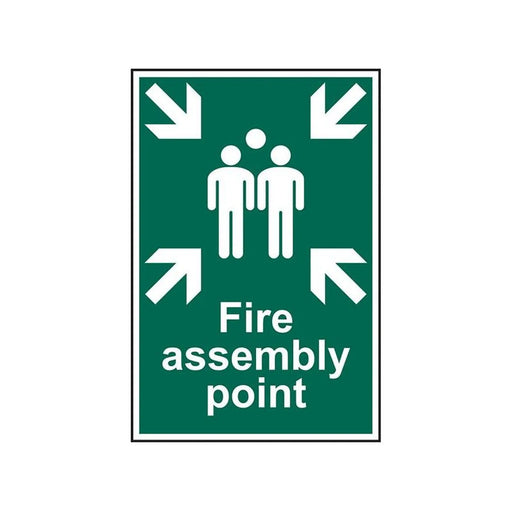 Scan Fire Assembly Point - PVC Sign 200 x 300mm