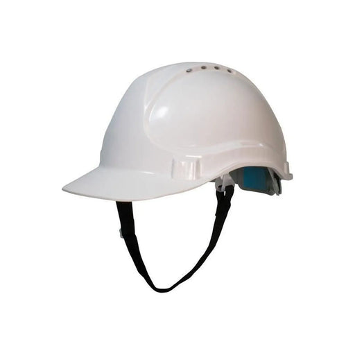 Scan Deluxe Safety Helmet - White