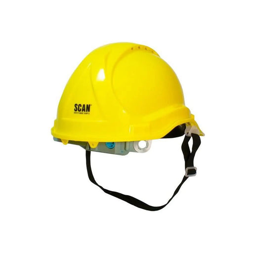 Scan Deluxe Safety Helmet - Yellow