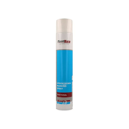 Plastikote Trade Upside Down Marking Spray Paint White 750ml