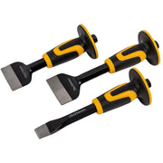 Roughneck Chisel & Bolster Set, 3 Piece