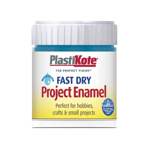 Plastikote Fast Dry Enamel Paint B23 Bottle Harbour Blue 59ml