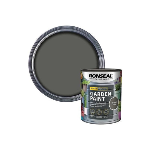 Ronseal Garden Paint Charcoal Grey 750ml