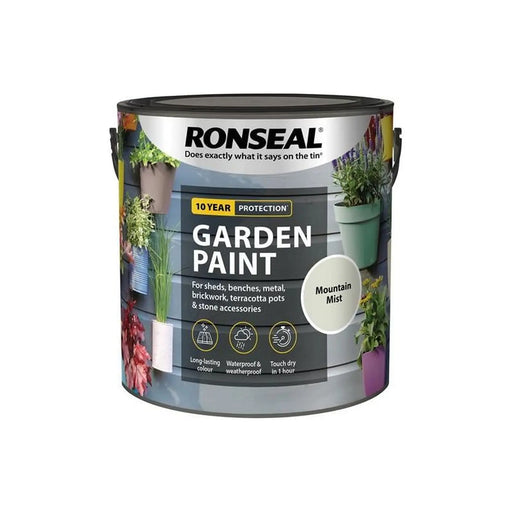 Ronseal Garden Paint Mountain Mist 2.5 litre