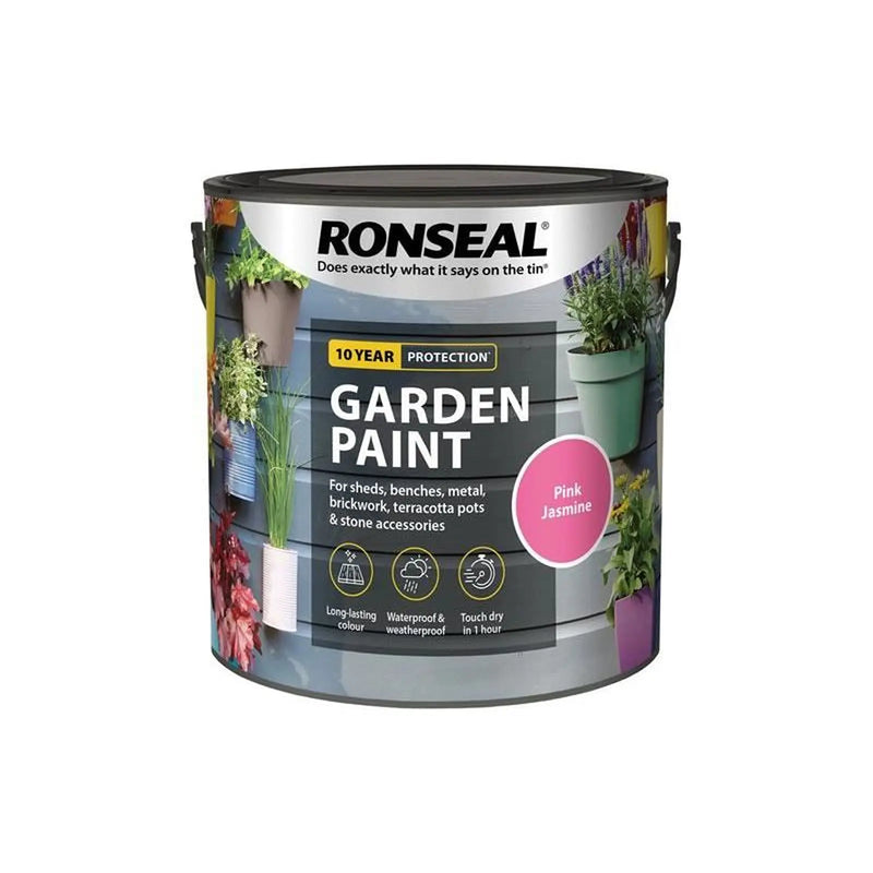 Ronseal Garden Paint Pink Jasmine 2.5 litre
