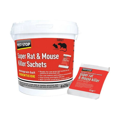 Pest-Stop (Pelsis Group) Super Rat & Mouse Killer Sachets