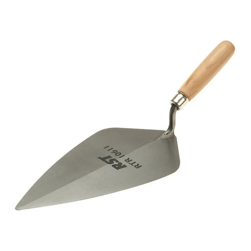 R.S.T. London Pattern Brick Trowel Wooden Handle 11in