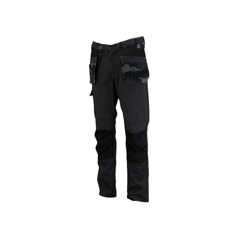 Stanley® Clothing Dixon Slim Fit Trousers Black Camouflage Waist 36in Leg R