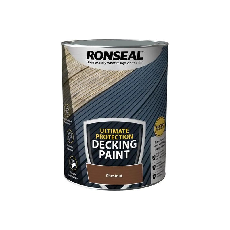 Ronseal Ultimate Protection Decking Paint Chestnut 5 litre