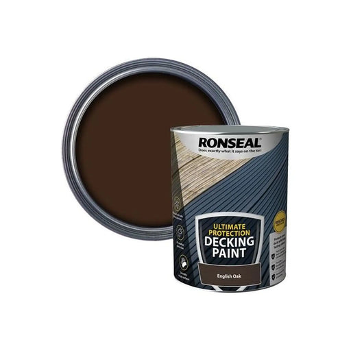 Ronseal Ultimate Protection Decking Paint English Oak 5 litre