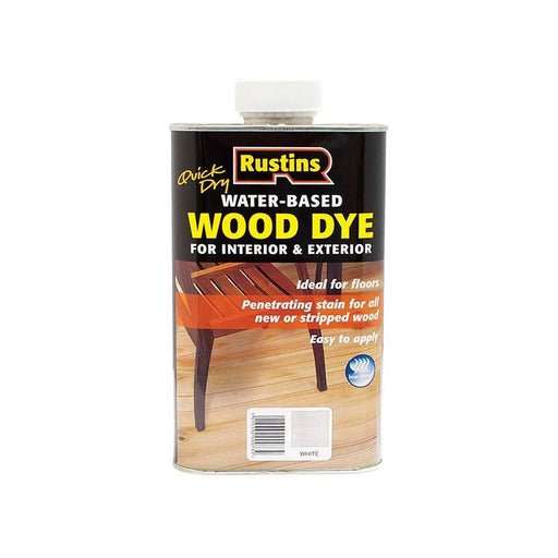 Rustins Quick Dry White Wood Dye 250ml