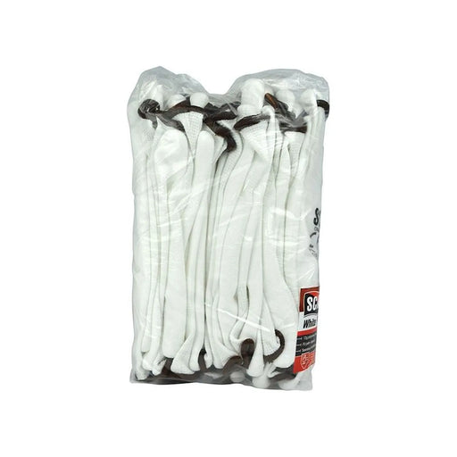 Scan White PU Coated Gloves - XL (Size 10) (Pack 12)