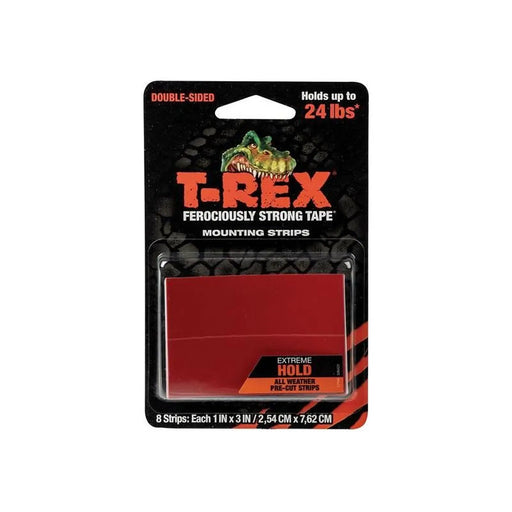 Shurtape T-REX® Extreme Hold Mounting Strips 2.54 x 7.62cm (Pack 8)