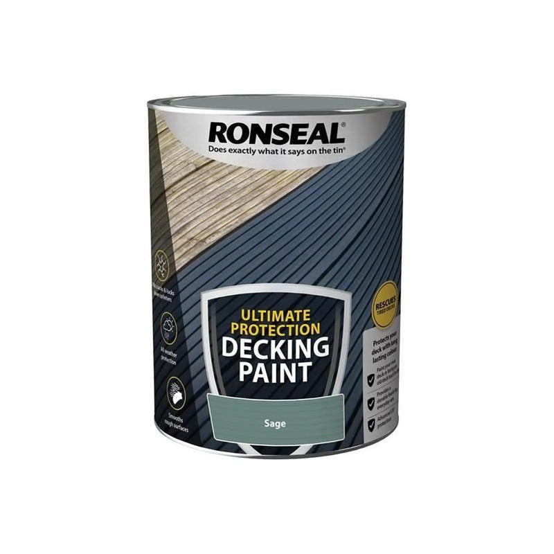 Ronseal Ultimate Protection Decking Paint Sage 5 litre