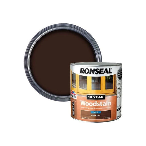 Ronseal 10 Year Woodstain Dark Oak 750ml