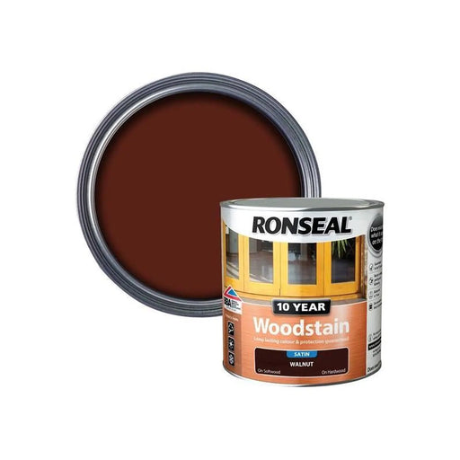 Ronseal 10 Year Woodstain Walnut 2.5 litre
