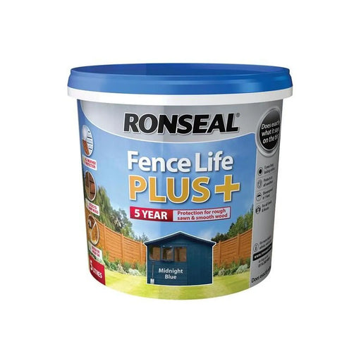 Ronseal Fence Life Plus+ Midnight Blue 5 litre