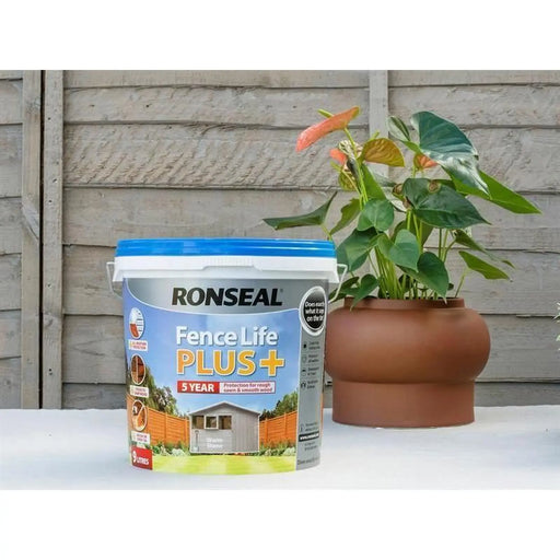 Ronseal Fence Life Plus+ Warm Stone 5 litre