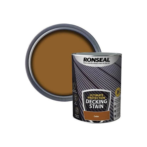 Ronseal Ultimate Protection Decking Stain Cedar 5 litre