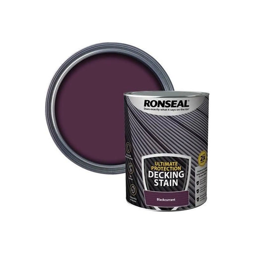 Ronseal Ultimate Protection Decking Stain Blackcurrant 5 litre
