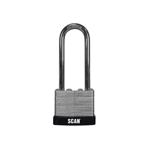 Scan Laminated Steel Padlock 40mm Long Shackle