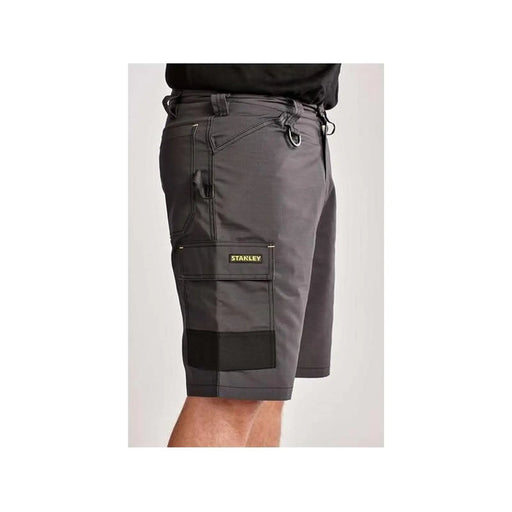 Stanley® Clothing Tucson Cargo Shorts Grey Rip-Stop Waist 30in