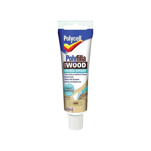 Polycell Polyfilla For Wood General Repairs Tube Light 330g