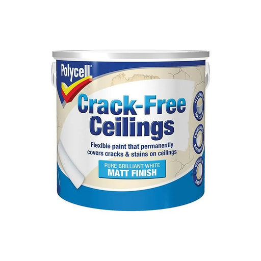 Polycell Crack-Free Ceilings Smooth Matt 2.5 litre