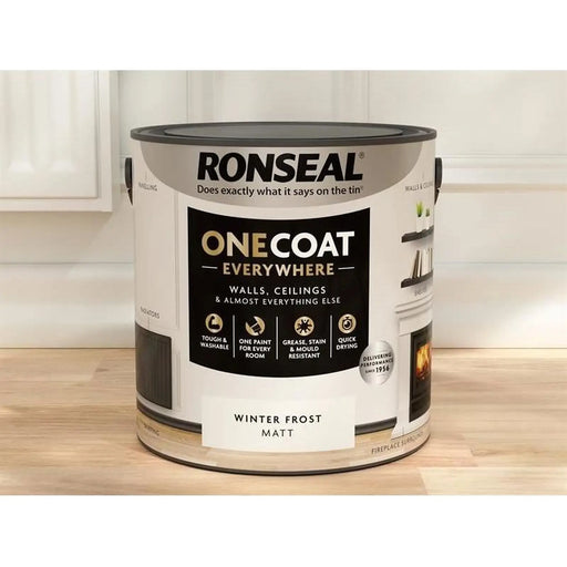 Ronseal One Coat Everywhere Interior Winter Frost Matt 2.5 litre