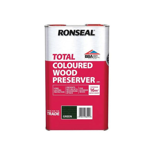 Ronseal Trade Total Wood Preserver Green 5 litre