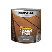 Ronseal Quick Drying Decking Stain Rocky Grey 2.5 litre