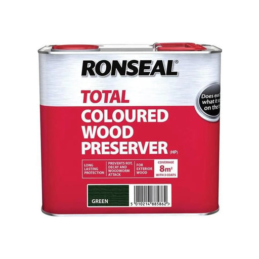 Ronseal Trade Total Wood Preserver Green 2.5 litre