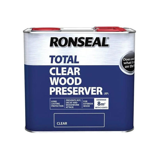 Ronseal Trade Total Wood Preserver Clear 2.5 litre