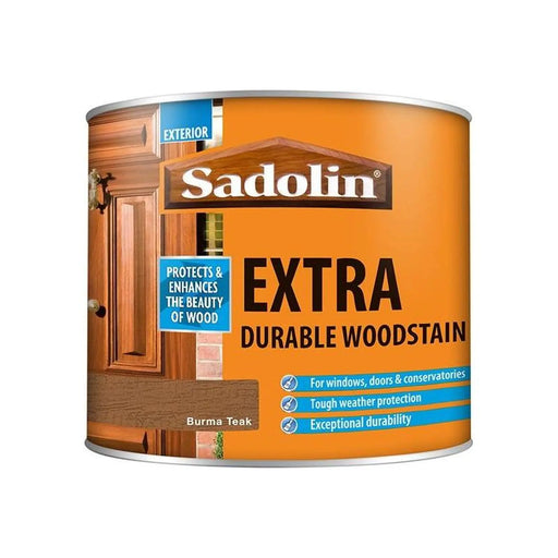 Sadolin Extra Durable Woodstain Burma Teak 500ml