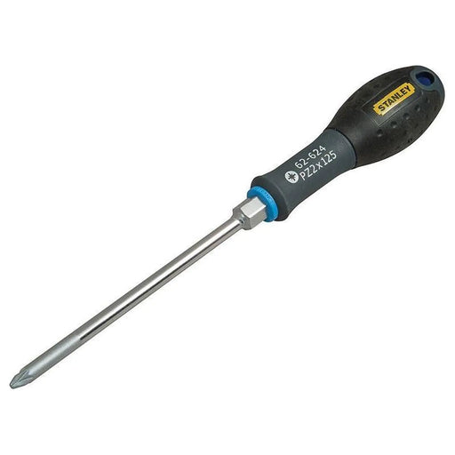 Stanley® Hand Tools FatMax® Bolster Screwdriver Pozi Tip PZ2 x 125mm