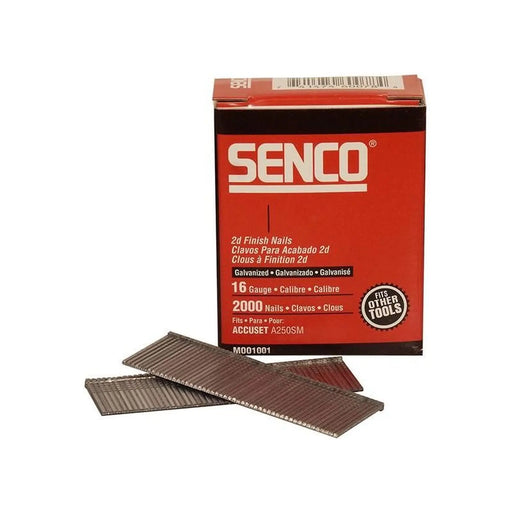 Senco Straight Brad Nails Galvanised 16G x 32mm (Pack 2000)
