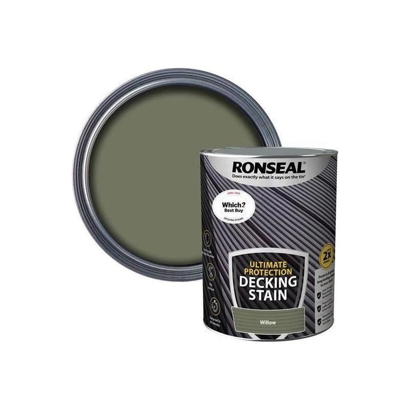 Ronseal Ultimate Protection Decking Stain Willow 5 litre