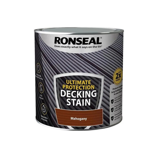 Ronseal Ultimate Protection Decking Stain Rich Mahogany 2.5 litre