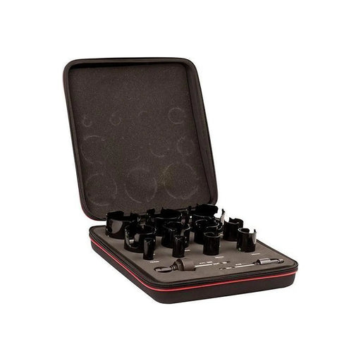 Starrett KMP11021 TCT General Purpose Holesaw Kit, 13 Piece