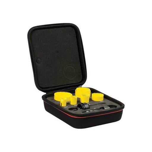 Starrett KFC07021 Fast Cut Bi-Metal Plumber's Holesaw Kit, 9 Piece