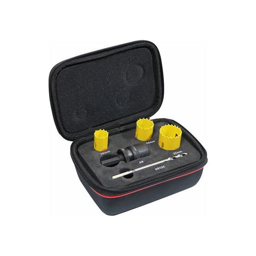 Starrett KFC03051 Kwik-Change Electrician's Holesaw Kit, 8 Piece