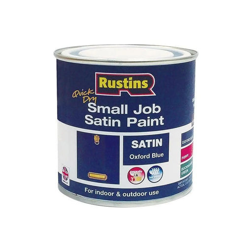 Rustins Quick Dry Small Job Gloss Paint Oxford Blue 250ml