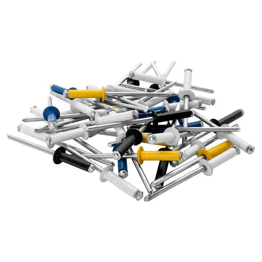 Rapid Automotive Rivets 4 x 16mm 4 Colours Blister of 32