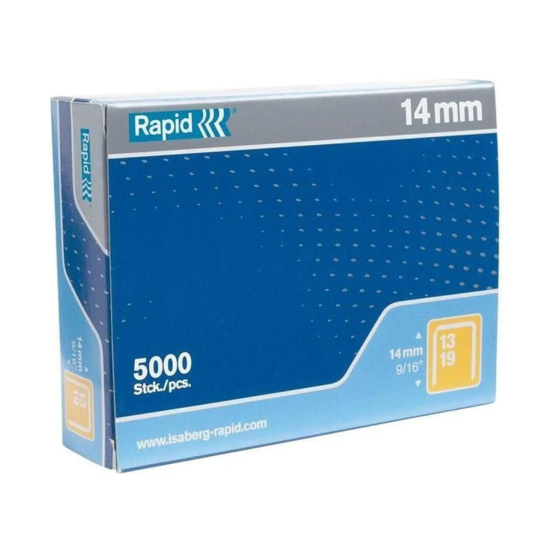 Rapid 13/14 14mm Galvanised Staples (Box 5000)
