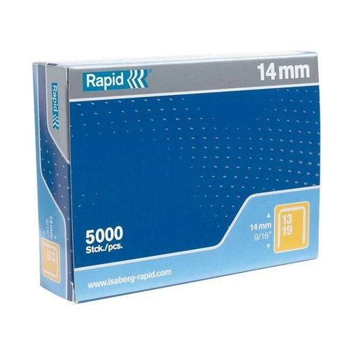 Rapid 13/14 14mm Galvanised Staples (Box 5000)
