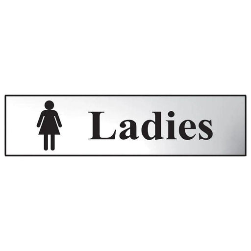 Scan Ladies - Polished Chrome Effect 200 x 50mm